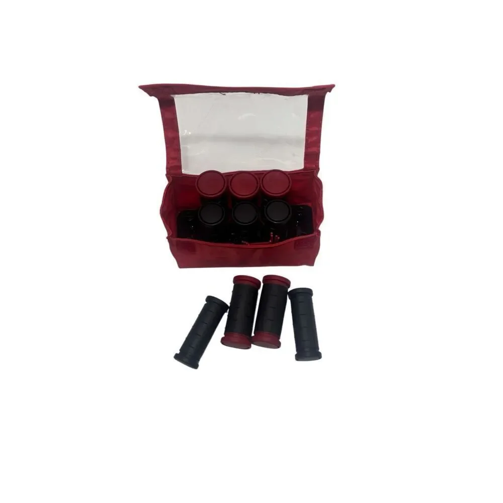 Remington red travel set of heated hair rollers. The set includes black & red ro
